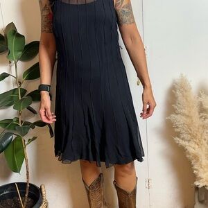 Elegant Black Sleeveless Dress